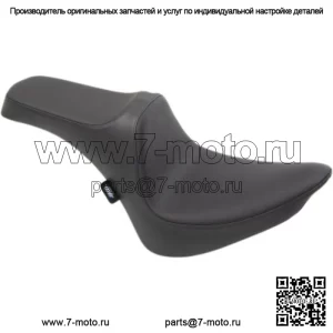 Predator III Black Smooth Seat Harley Softail FXST FLST 84-99 (Для: Harley-Davidson)