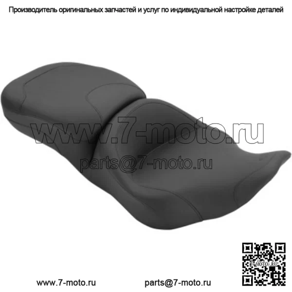 Виниловое сиденье Mustang Super Touring One Piece 2 Up 1997-07 Harley Bagger FLHR FLHX (Для: Harley-Davidson)