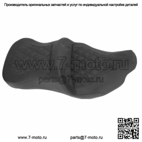 Сиденья для дорожного дивана с подогревом и решеткой Saddlemen Harley Dresser Bagger 2008-2020 (Для: Harley-Davidson)