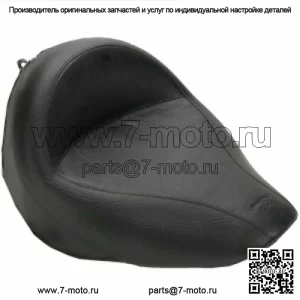 Mustang Vintage Solo Seat Black 2006-2017 Harley Fatboy Softail 200 Шина 76244 (Для: Harley-Davidson)