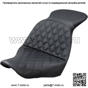 Сиденье Saddlemen Explorer Lattice Stitch Touring Seat M8 Harley 18+ Softail FXLR FLSB (Для: Harley-Davidson)