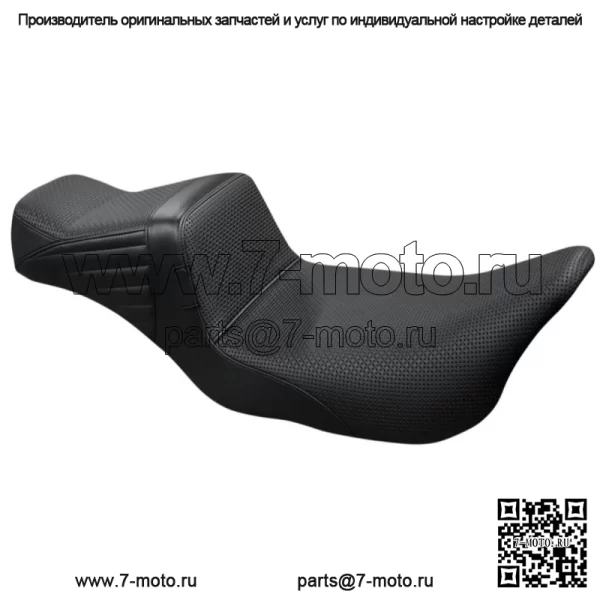 Сиденье Le Pera Black Tailwhip Daddy Long Legs 2 Up Basket Weave Seat Harley Touring 08+ (Для: Harley-Davidson)