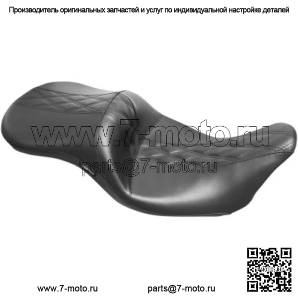 Сиденье Le Pera Black Diamond Outcast 2 Up Daddy Long Legs Seat 2008-2020 Harley Touring (Для: Harley-Davidson)