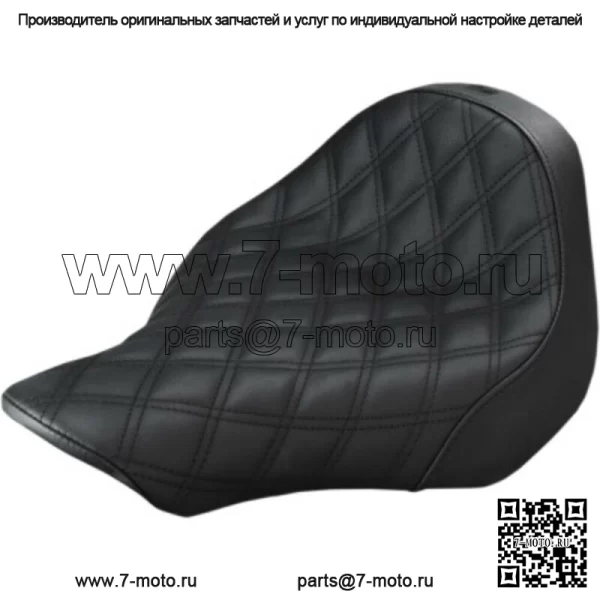 Сиденье Saddlemen Black Renegade Lattice Stitch Solo Seat Harley 13-17 Softail Breakout (Для: Harley-Davidson)