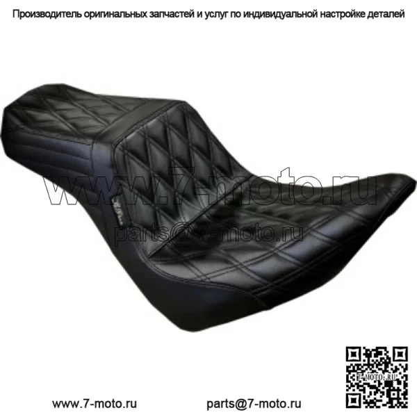Сиденье Le Pera Black Diamond Tailwhip Seat Harley Sport Glide Lowrider FXLR 2018+ (Для: Harley-Davidson)