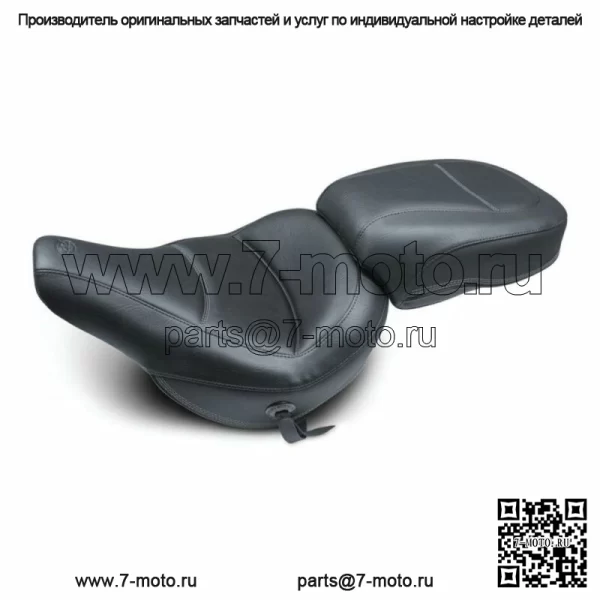 Виниловое водительское сиденье Mustang Standard Touring Solo Harley Softail FLHC FLDE 18+ M8 (Для: Harley-Davidson)