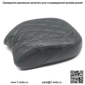 Mustang Черный Широкий пассажирское сиденье на заднем сиденье Harley Softail FXLR FLSB 18+ (Для: Harley-Davidson)