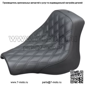 Сиденье Saddlemen Black Renegade Lattice Stitch Solo Seat Harley Softail Fat Bob FXFB M8 (Для: Harley-Davidson)