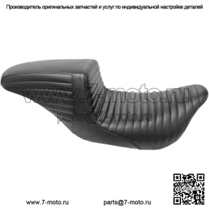 Le Pera Черное плиссированное сиденье Kickflip Daddy Long Legs 2 Up Harley Touring 08+ FL (Для: Harley-Davidson)