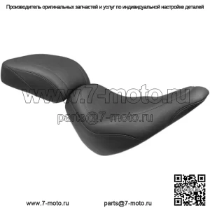Mustang Black Wide Tripper Заднее пассажирское сиденье Harley Softail Slim M8 2018-19 (Для: Harley-Davidson)
