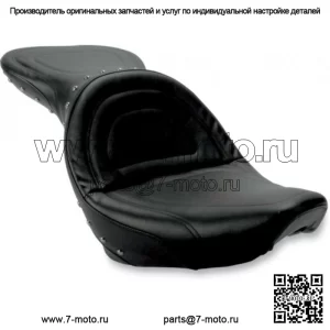 Саддлмен Эксплорер с шипами Touring 2 Up Seat Harley 1984-1999 Softail FXST FLST (Для: Harley-Davidson)