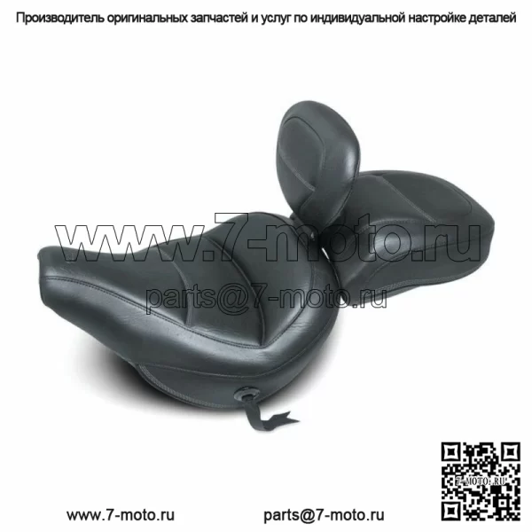 Mustang Standard Touring Solo Спинка сиденья водителя Harley 18+ Softail FLDE FLHC (Для: Harley-Davidson)