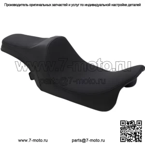 Сиденье Predator III Slip Stop Seat Smooth Black Vinyl Foam Core 2008+ Harley Touring (Для: Harley-Davidson)