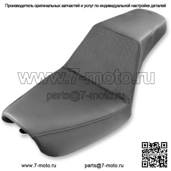 Черная гладкая лента для захвата Saddlemen Step Up 2 Up Seat Harley 2004-2005 Dyna FXD (Для: Harley-Davidson)