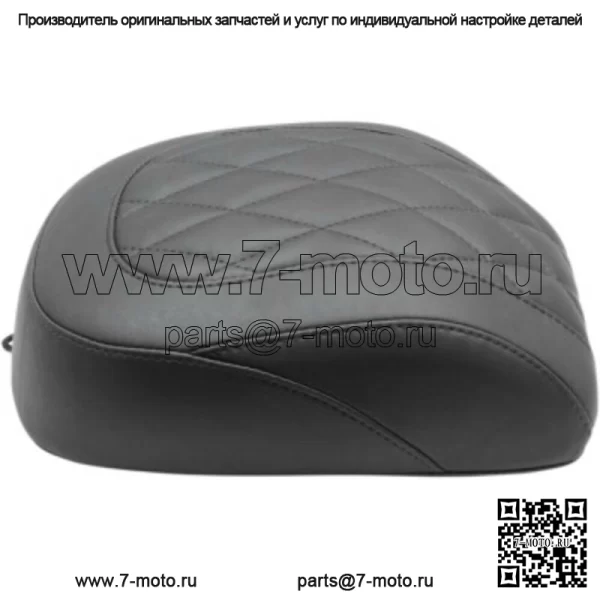 Накладка на заднее пассажирское сиденье Mustang Black Diamond Harley Softail Breakout FXBR 18-20 (Для: Harley-Davidson)