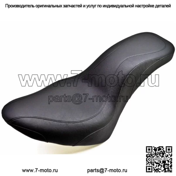 Цельная покрышка Mustang DayTripper Black Seat 2006-2017 Harley Fatboy Softail 200 (Для: Harley-Davidson)
