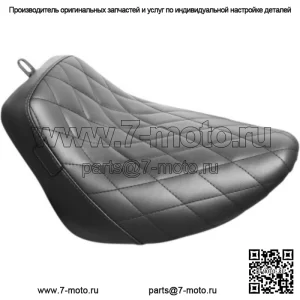 Le Pera Bare Bones Diamond Black Vinyl Solo Seat Harley 18+ Softail FXLR FLSB M8 (Для: Harley-Davidson)