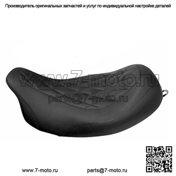 Mustang Wide Tripper Solo Seat Diamond Pattern Stitch 2008-2017 Harley Touring (Для: Harley-Davidson)