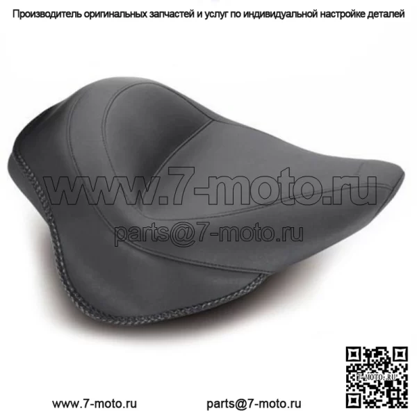 Сиденье Mustang Wide Vintage Touring Solo 2011-2017 Harley Softail Slim & Blackline (Для: Harley-Davidson)