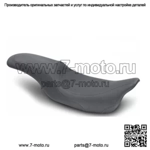Mustang Tripper Fastback Low Profile 2 Up Seat 2008-2020 Harley Touring 75646 (Для: Harley-Davidson)