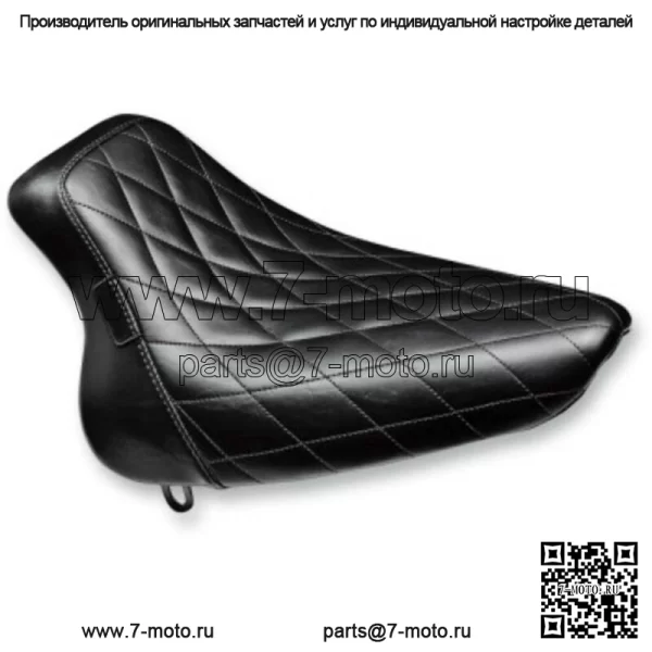 Le Pera LePera Bare Bones Barebones Diamond Vinyl Solo Seat Harley Softail 00-07 (Для: Harley-Davidson)