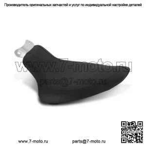 Новое низкопрофильное сиденье Mustang RunAround Solo Seat Harley Heritage Softail Deluxe 76884 (Для: Harley-Davidson)