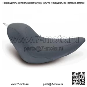 Mustang Tripper Solo Seat Черный низкопрофильный Harley Fatboy Softail 200 Шина 76782 (Для: Harley-Davidson)