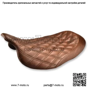 Водительское сиденье Saddlemen Renegade Gel Core Solo Lattice Stitch 08-20 Harley Touring (Для: Harley-Davidson)