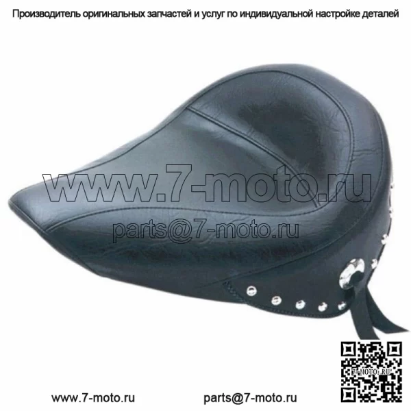 Винтажные оригинальные шипованные хромированные шипы Mustang Solo Seat Harley Evolution Softail (Для: Harley-Davidson)