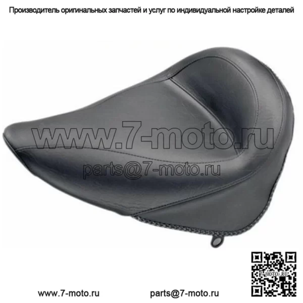 Совершенно новое сиденье Mustang Vintage Solo Seat Plain Black 2000-2006 Harley Softail 75086 (Для: Harley-Davidson)