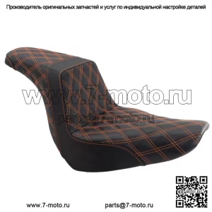 Сиденье Saddlemen Orange Step 2 Up с решетчатой ручкой Harley Softail Low Rider 18+ (Для: Harley-Davidson)