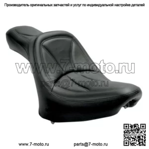 Сиденье Saddlemen King Black Two 2 Up с гелевым сердечником Harley 2000-2006 Softail FXST FLST (Для: Harley-Davidson)