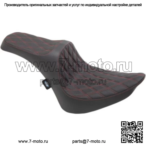 Predator III Red Diamond Seat Harley Softail FXST FLST 84-99 (Для: Harley-Davidson)