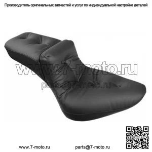 Цельное сиденье с подушкой Mustang Extra Wide Regal Duke 00-2006 Harley Softail 75050 (Для: Harley-Davidson)