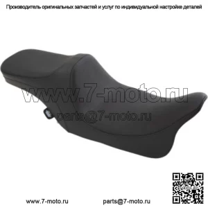 Predator III Smooth Vinyl Stitch 2 Up Seat Harley Touring 97-07 (Для: Harley-Davidson)