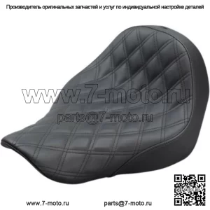 Сиденье Saddlemen Black Renegade Lattice Stitch Solo Seat Harley Softail FXLR FLSB 18+ (Для: Harley-Davidson)