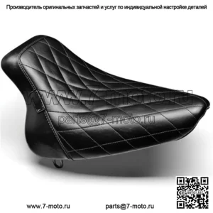 Le Pera Lepera Bare Bones Diamond Single Solo Seat Low Profile Tire Softail 08+ (Для: Harley-Davidson)