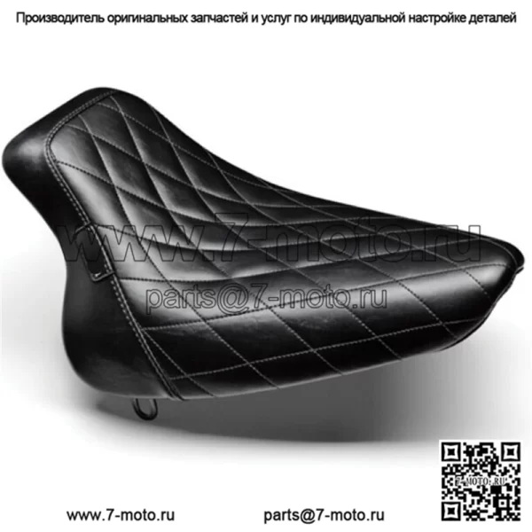 Le Pera Lepera Bare Bones Diamond Single Solo Seat Low Profile Tire Softail 08+ (Для: Harley-Davidson)