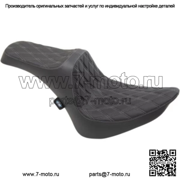 Predator III Silver Diamond Seat Harley Softail FXST FLST 84-99 (Для: Harley-Davidson)