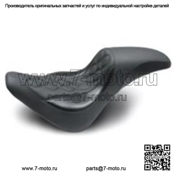 Переднее сиденье Mustang Black Tripper Fastback One Piece Harley Softail Slim M8 18-20 (Для: Harley-Davidson)