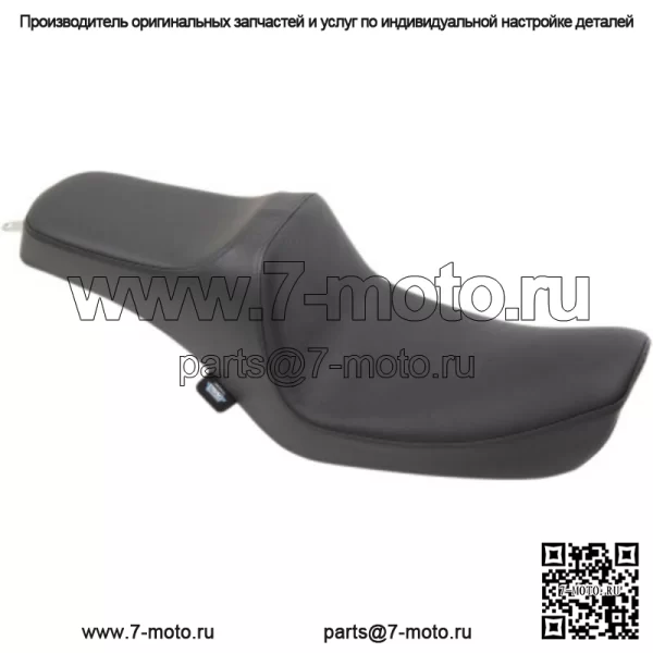 Predator III Black Smooth Seat Harley Softail 96-03 Dyna FXDWG (Для: Harley-Davidson)