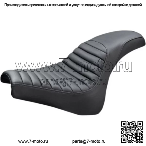 Saddlemen Black Profiler Tuck N Roll 2 Up Seat Harley 18+ Softail Fat Bob FXFB (Для: Harley-Davidson)