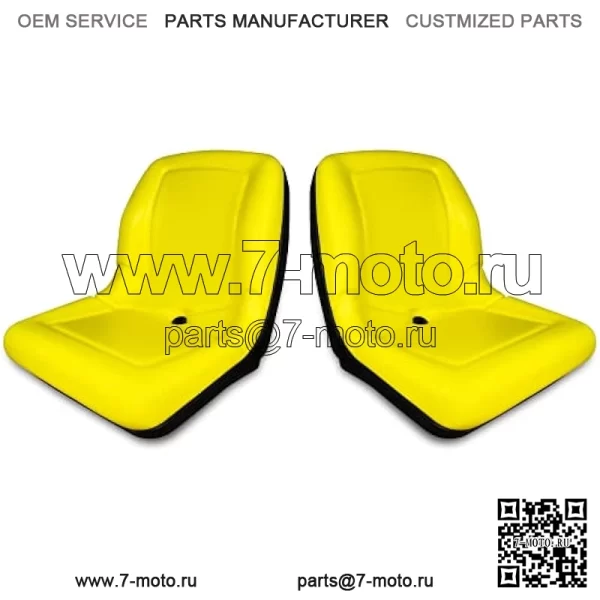 СИДЕНИЯ TRAC (2 сиденья) Сиденья для John Deere Gator TX 4X2 Turf 4X2 HPX XUV 850D, E Gator, Turf, TE Gator Turf Electric, TH Turf, 4X4 Trail, TH 6X4 Diesel — VG11696 — сиденья с высокой спинкой - Image 2