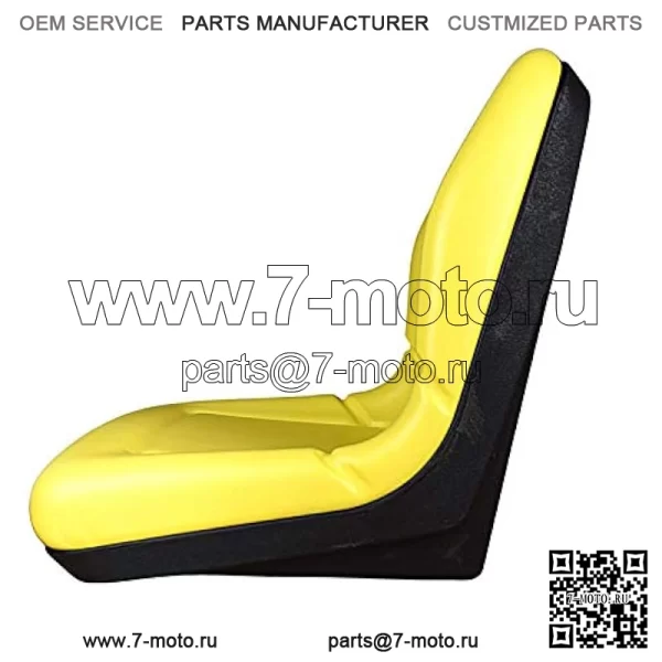 СИДЕНИЯ TRAC (2 сиденья) Сиденья для John Deere Gator TX 4X2 Turf 4X2 HPX XUV 850D, E Gator, Turf, TE Gator Turf Electric, TH Turf, 4X4 Trail, TH 6X4 Diesel — VG11696 — сиденья с высокой спинкой - Image 5