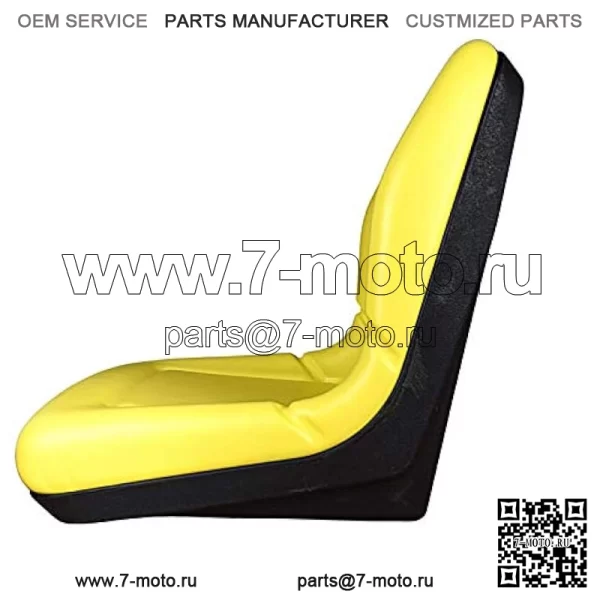 СИДЕНЬЯ TRAC (2 сиденья) Сиденье с высокой спинкой для John Deere Gator TX 4X2 TURF 4X2 HPX F725 VG11696 - Image 4