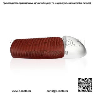 Изготовленное на заказ алюминиевое мотоциклетное кресло-кафе Racer, винтажное сиденье с горбом