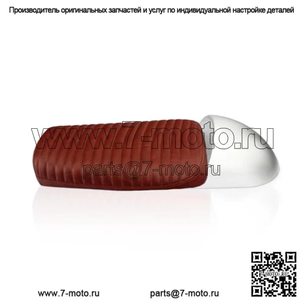 Изготовленное на заказ алюминиевое мотоциклетное кресло-кафе Racer, винтажное сиденье с горбом