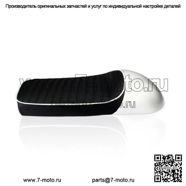 Изготовленное на заказ алюминиевое мотоциклетное кресло-кафе Racer, винтажное сиденье с горбом - Image 2