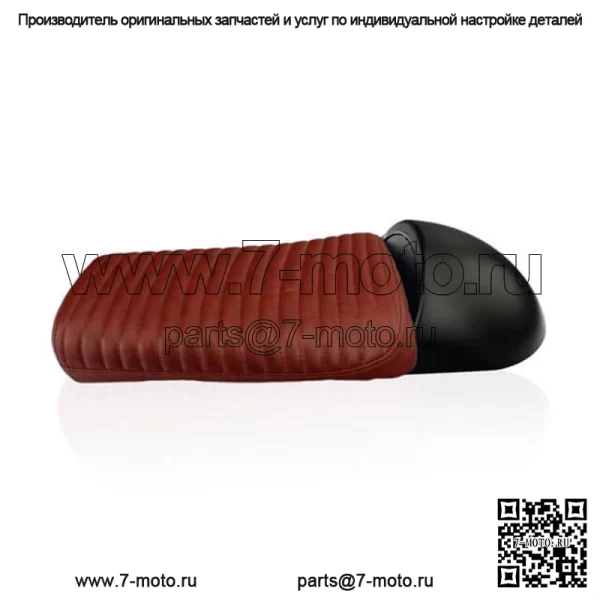 Изготовленное на заказ алюминиевое мотоциклетное кресло-кафе Racer, винтажное сиденье с горбом - Image 4