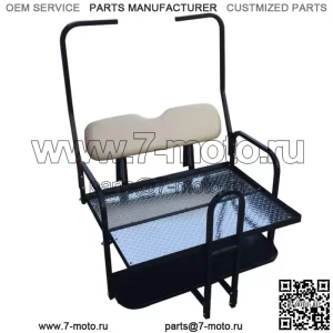 Комплект заднего откидного сиденья для гольф-кара Club Car модели DS (1982-2000/Buff) с поручнем